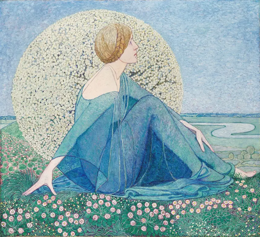 Träume II (1912) by Heinrich Vogeler